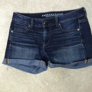 American Eagle mid-rise denim shorts